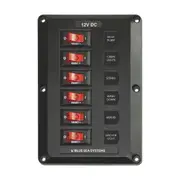 Blue Sea Systems BelowDeck Circuit Breaker 6 Switch Panel