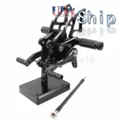 For Kawasaki NINJA 300/250 2013-2016 Footpegs Rearset Foot Rest Mount Black US