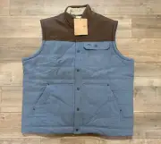 Simms Fishing Cardwell Vest Mens XXL Sherpa Lined Storm Hickory