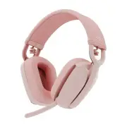 Logitech Zone Vibe 100 Wireless Noise Canceling Bluetooth Headset Rose