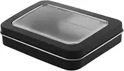 Outdoor Storage Tin Box Small Metal Storage Portable Decorative Metal Lids Easy to Open