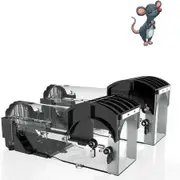 Humane Mouse Traps,Enlarged No Kill Rat Trap,Reusable Catch and Release Mice Traps,Pet and Children Friendly Mouse Trap That Work(2 Pack)