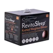 Onkaparinga Soft Peach Knitted 6kg Weighted Sleep Blanket Heavy Home Bedding