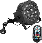Professional 7 Channel DMX LED Stage Light - High Power RGB Lighting for Disco, DJ, Party, and Home Decor, Easy Install with Strobe and Sound Activation