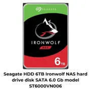 Seagate HDD 6TB Ironwolf NAS hard drive disk SATA 6.0 Gb model ST6000VN006