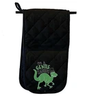 Im A Gentle Saurus Dinosaur Dino - Mitt Kitchen Glove Mitts Double Oven Gloves