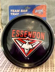 AFL TEAM BAR TRAY METAL ESSENDON BOMBERS Rare Vintage in ORIGINAL Package UNUSED