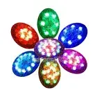 18W/AC12V LED RGB Multicolor Swimming Pool Underwater Light + Remote Control