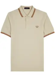 Fred Perry Logo-embroidered Piqué Cotton Polo Shirt - Caramel - M M