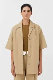 Genuine CAMILLA AND MARC Alphonse Short Sleeve Shirt Au 8 (RRP $320)