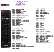 Spider Receiver Remote Control Genuine working on all SPIDER receiver model T888