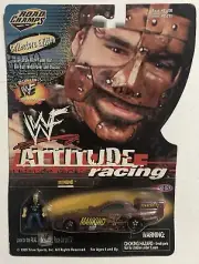 1999 Road Champs WWF Attitude Racing NHRA Race Car Mankind w/Bonus Figure 1:64