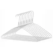 Whitmor 6060-5086-10 10 Pack Chrome Everyday Clothes Hanger