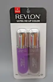 REVLON~NEW 2 Pack Metallic Ultra HD Matte Lipcolor