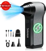 Compressed Air Duster X1-AU Electric 3-Speed Cordless Blower Keyboard PC Cleaner