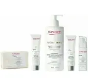 Topicrem MELA PACK Lightening Milk, Day and Night Cream, Concentrate, and Bar