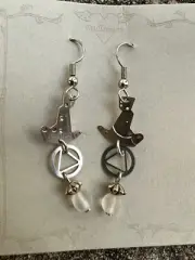 NEW Mullanium Mixed Material Steampunk Wheel Gears Dangle Earrings