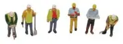 Civil Engineers (x6) - Bachmann 36-052 - OO painted figures