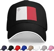 [Generic] National Emblem of Malta Baseball Cap Maltese Trucker Dad Hat for Men Women Outdoor Sport Running