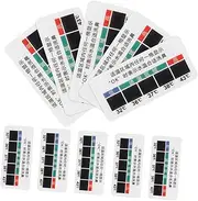 10pcs Temperature Sticker Temperature Stickers Liquid Crystal Temp Strip Saline Temperature Strip