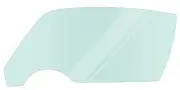 1970-81 Camaro Firebird; Front Door Window Glass; Light Green Tint; LH Driver