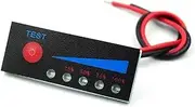 Aswalling Display Tester Abs 3.7V Lithium Battery Capacity Indicator 2S Battery Level Indicator
