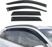 AUSGO Weathershields Compatible with Mitsubishi ASX 2010-Onwards, Weather Shields Window Visors Wind Deflectors Sun Rain Guard 4PCS Set