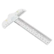 T Ruler Inch CM Scale Transparent Acrylic Drafting Ruler For Framing Craft