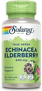 Solaray Echinacea and Elderberry Capsules, 440 mg, 100 Count
