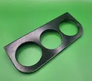 Auto Meter 2238 - 3D Universal Triple 2-1/16" Gauge Black Plastic Mounting Panel