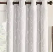 Eclispe Absolute Zero Fleece Lined Ambiance Lattice One Grommet Panel Light Gray