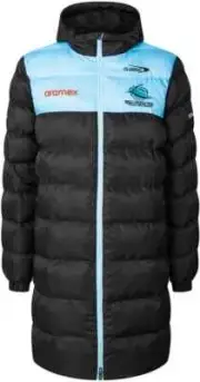 Cronulla Sharks 2025 NRL Mens Coaches Jacket Sizes S-7XL BNWT