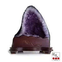 在飛比找momo購物網優惠-【開運方程式】巴西突破創造型紫水晶洞JU309(紫晶洞17.