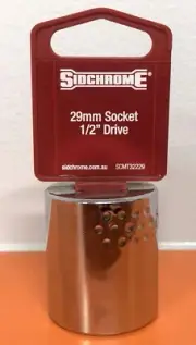 SIDCHROME SCMT32229 29mm 1/2'' 6pt Drive Socket BRAND NEW Automotive Trade Tool