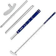 Adjustable Golf Putter Detachable - 34in Three-Section Practice Club, Double-sided Aluminum Alloy Golf Putter | Two-Way Right Or Left Handed
