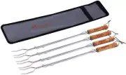 Marshmallow Roasting Sticks 30 Long Smores Sticks For Fire Pit Heavy Duty Hot D