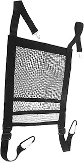 ELAYARD Car Seat Organizer Net Bag Elastic Mesh Storage Pouch for Front Back Seats Auto Accessories Small Luggage Organizer Mesh Bag