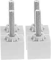 MUCKLILY 4pcs Side Table Support Clamps Fastening Bolt Connectors for Office Furniture Secure and Stable Base for Workbench Easy Installation for DIY Projects