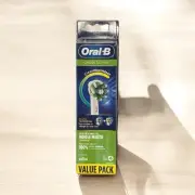4 Pack Braun Oral B EB50RB-4 Electric Toothbrush Replacement Heads White