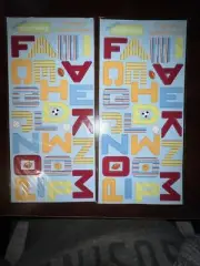 Chipboard Alphabet Stickers X 2