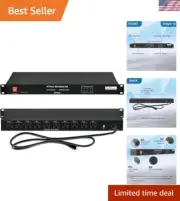 Certified 10-Outlet Surge Protector with 3600 Joules for Reliable Power