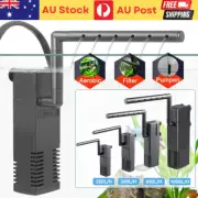 4 in1 Fish Tank Filter Pump Aquarium Submersible Internal Filter Aquarium Filter