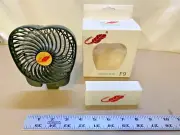 Portable Multifunctional Personal USB Rechargeable Mini Fan F9 Black