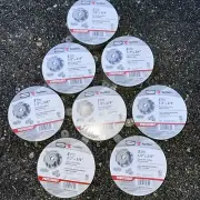 LOT OF 8 Bell Outdoor PRB57550GY Round Plastic 4.25 in. Weatherproof Box