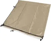 Vehicle Awning, UV50+ Weatherproof Roof Rack Pull Out Sun Shade with Adjustable Hardware, Storage Bag, Portable Car Awning Canopy for Tailgate Truck Van (Grey) (Khaki)