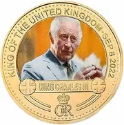 King Charles III Souvenir Metal - Coronation King Charles III Base Metal Coin | Souvenir Collectable Memorabilia British Decorations