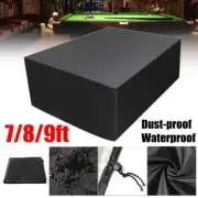 7/8/9FT Pool Snooker Billiard Table Cover Polyester Waterproof Dust Cap Outdoors