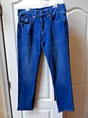 NEW TRUE RELIGION GENO RELAXED SLIM JEANS, Sz. 33. Retail $199
