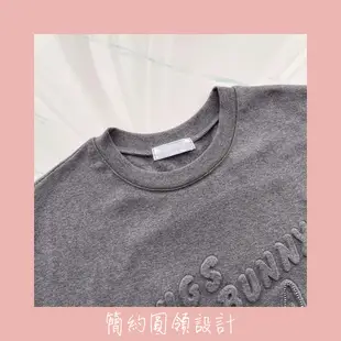 短袖上衣 T恤 兔兔燙鑽鋼印設計 #0607153 (2折)