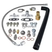 Turbo Oil Feed & Return Line For Nissan RB25DET w/ BorgWarner S200 S300 S400